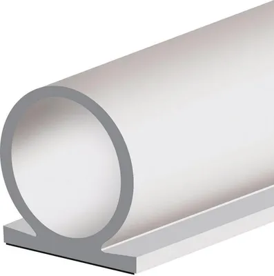 Zdjęcie produktu dla Profil Omega 137 dł. 25 m szer. 8 mm Silik.blk biały ELLEN