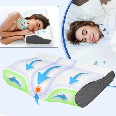 Produktbild von Orthopädisches Schlafkissen Ergonomisches Nackenstützkissen Memory Foam Kissen