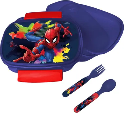 Obrázek produktu pro Spiderman Splotch sendvičovač + sada příborů