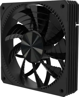 Produktbild von Ventilator PREYON FALCON EYE 120 PWM, hydraulisch gelagert, 120 mm PWM-Lüfter, Gummi-Vibrationsschutzpads