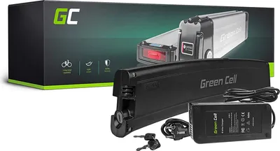 Produktbild von Green Cell® E-Bike Akku 36V 7.8Ah Li-Ion E-Faltrad E-Folding Batterie mit Ladegerät für Chrisson, Dawes, Fischer, Navigata, NCM, ZTECH