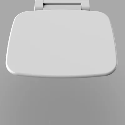Produktbild von Aqua Bagno | Duschklappsitz zur Wandmontage, bis 160 kg belastbar, Duschsitz für Senioren, Klappsitz für Dusche