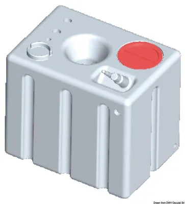 Image de Réservoir d'eau fraîche fixe horizontal, modulaire 172l , 1 pièce