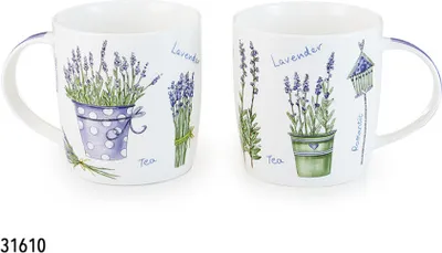 Produktbild von Becher "Lavendel" New Bone China, 2-fach 0,25 l
