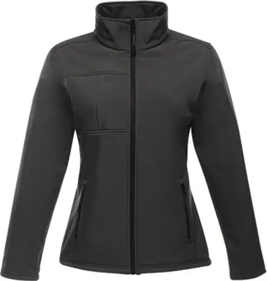 Produktbild von Regatta TRA689 | Damen Softshell Jacke - Octagon II - Farbe: Seal Grey (Solid)/Black - Größe: 46 (20)