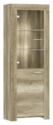 Immagine prodotto di Vetrinetta in legno RP70 Vetrinetta moderna Vetrinetta per sala da pranzo Vetrinetta da pavimento Vetrinetta a ripiani Vetrinette