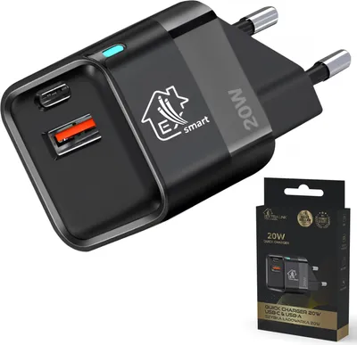 Produktbild von Extralink Smart Life Ladegerät 20W, USB-C, USB-A