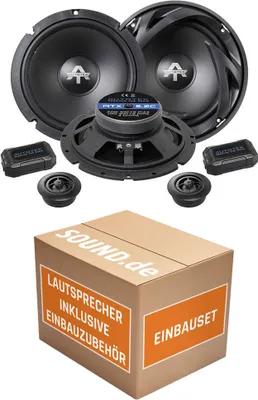 Produktbild von Lautsprecher Boxen Autotek ATX-6.2C | 2-Wege 16,5cm Lautsprecher System 16,5cm Auto Einbauzubehör - Einbauset passend für VW Golf 5 - justSOUND