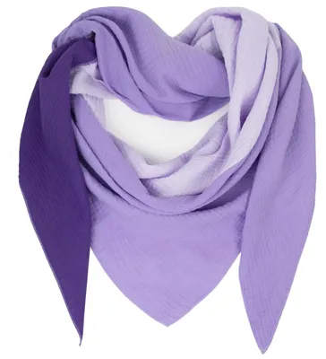 Produktbild von Omgoods – Große, dreieckige Strickschal aus Baumwolle für Damen, helllila
