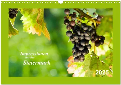 Produktbild von Impressionen aus der Steiermark (Wandkalender 2025 DIN A3 quer), CALVENDO Monatskalender