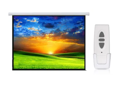Obrázek produktu pro Projekční plátno Maclean s elektrickým nástěnným a dálkovým ovládáním 135" 300x168cm 16:9 MC-561