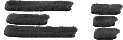 Produktbild von Scanpart Filzset für Flachdüse, Filzgleiter für Bodendüse, selbstklebend, grau