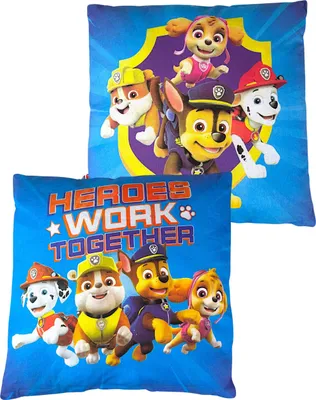 Produktbild von Dekokissen Paw Patrol -  Kinder Kuschelkissen Rechteckig 40 x 40 cm