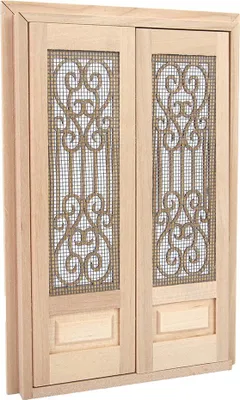 Immagine prodotto di Porta della casa delle bambole, 1:12 accessori giocattoli fai da te Divertente casa delle bambole mobili, portatile per bambini decorazione casa regalo bambini