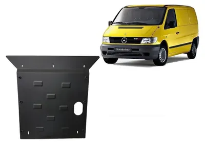 Immagine prodotto di Protezione antincastro in acciaio per motore e cambio per Mercedes Vito