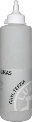 Obrázok produktu pre Lukas Cryl Terzia Plastic Bottle Akrylová farba Silver 500 ml 1 ks