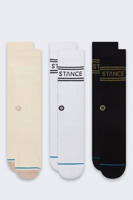 Zdjęcie produktu dla Skarpety Stance Basic Crew 3 pary Oatmeal