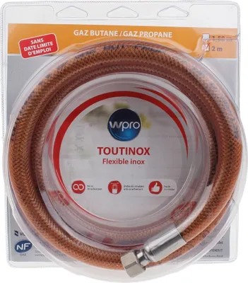 Produktbild von WPRO - Gasverbindungsschlauch BUTAN/PROPAN 2M - 484000000335