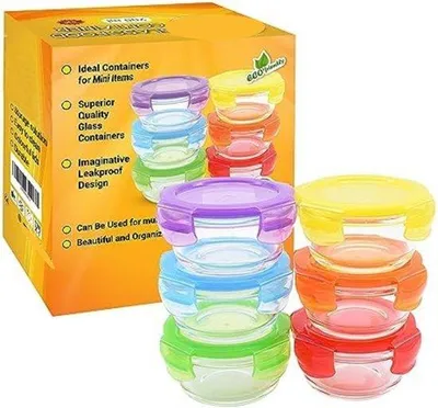 Produktbild von Babynahrung Aufbewahrungsboxen, Kunststoff, 6 Stück