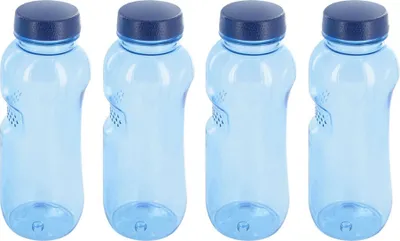 Produktbild von Set 4x Tritan Trinkflasche 1,0l mit Deckel - BPA frei, stabil, leichte Reinigung