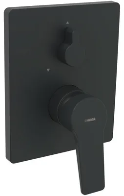 Produktbild von Hansa HANSATWIST Einhebelmischer Fertigmontageset für Wanne/Brause, Rosette eckig