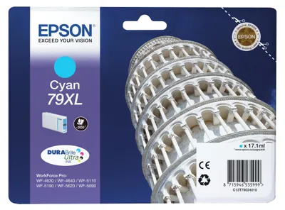 Produktbild von Epson DURABrite Ultra Ink 79 XL Tintenpatrone cyan        T 7902