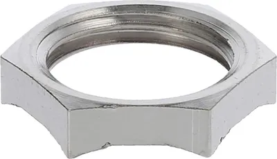 Produktbild von WISKA EMV-Gegenmutter EMMU-EMV16 ** M16 Messing vernickelt 10063211