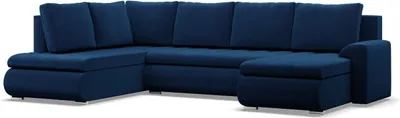 Produktbild von U-Sofa mit Schlaffunktion Foresta, Ottomane, Grün