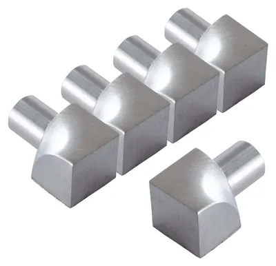 Produktbild von Dalsys 5x Inneneck für Fliesenschiene 10mm Viertelkreisprofil Edelstahl Gebürstet, Fliesenprofil