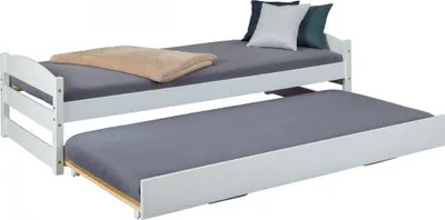 Produktbild von Anaunia - Einzelbett, Weiß, mit Stauraum