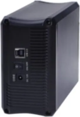 Produktbild von Logilink Geh. 8. 9cm(3, 5")USB 3. 0/2-Bay Raid black Alu
