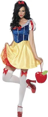 Produktbild von Märchen-Prinzessin Damenkostüm blau-gelb-rot - XL