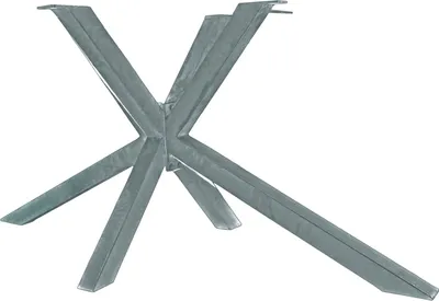 Produktbild von SIT Möbel Tischgestell | sternförmig | Stahl antiksilbern | B 160 x T 74 x H 74 cm | 07119-40 | Serie TOPS & TABLES
