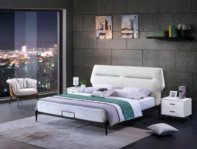 Produktbild von Klassisches Bett Doppelbett Betten Holz Landhaus Stil Echtes Holz Schlafzimmer
