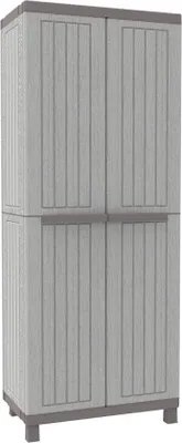 Produktbild von Famanu Gartenkiste Kunststoff Grau - 70x40x180cm