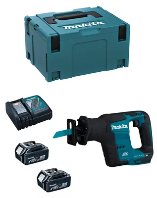 Imagen del producto de Sierra Sable MAKITA DJR188RTJ (2 x 5,0 Ah + DC18RC + MAKPAC 3)
