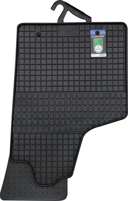 Immagine prodotto di Tappetini in gomma adatti a Renault Twingo (1993-2007) Tappetini in gomma per tutte le stagioni Inodore 4 pezzi nero