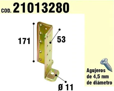Productafbeelding van Gesmede tool, artikelnummer 21013280, gewicht 440 gram, afmetingen 90 mm x 90 mm x 170 mm