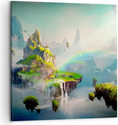 Produktbild von Bild auf Leinwand - Leinwandbild - Abstraktion Natur - 60x60cm - Wand Bild - Wanddeko - Wandbilder - Leinwanddruck - Bilder - Kunstdruck - Wanddekoration - Leinwand bilder - Wandkunst - AC60x60-3469