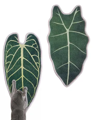 Produktbild von Sisal Kratzmatte für Katzen - Wand, Boden oder Sofa - Blattform