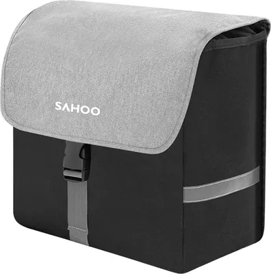 Produktbild von Fahrrad-Ruecksitztasche, 20 l, grosses Fassungsvermoegen, Fahrrad-Gepaecktraegertasche, Fahrradtasche fuer Radfahren, Reisen, Pendeln