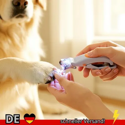 Produktbild von Nagelknipser Set für Hunde & Katzen LED Licht Profi