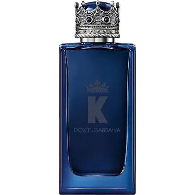 A bottle of Dolce & Gabbana K pour Homme Eau De Parfum Intense.