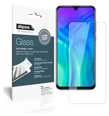 Produktbild von 2x Schutzfolie für Honor 20 lite - Anti-Shock 9H Folie Glass Kunststoffglas