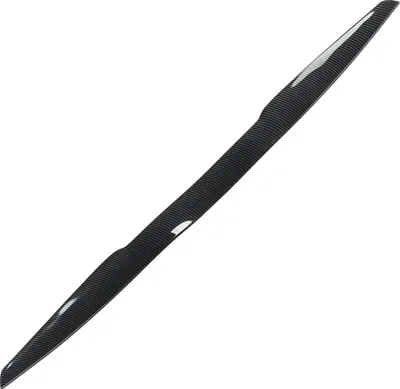 Image de Becquet arrière, 45 pouces, style fibre de carbone brillant, couvercle, lèvre arrière, enjoliveur, ajustement universel
