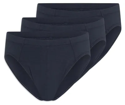 Produktbild von Uncover by Schiesser Herren Minislip 3-Pack UNCOVER Baumwolle - dunkelblau - Größe S