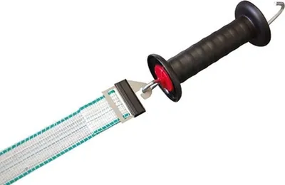 Immagine prodotto di AKO Torgriff Premium schwarz, Litzclip 40?mm, Federzugbegrenzung, Weidezubehör