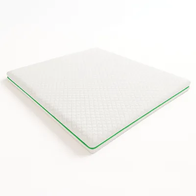 Produktbild von The White Stone Matratzentopper 180x200 aus Memory Foam Breeze mit 9 Zonen | Höhe 5 cm | Polarstoff Hypoallergen und Kühlend |  Italy