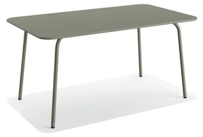 Produktbild von Gartentisch Shine Stahl Grün 160 x 90 x 73 cm