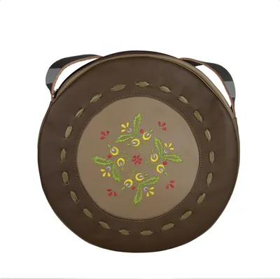 Produktbild von braune und beige Umhängetasche aus Leder